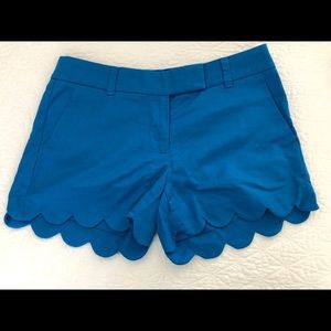 J. Crew factory scalloped shorts